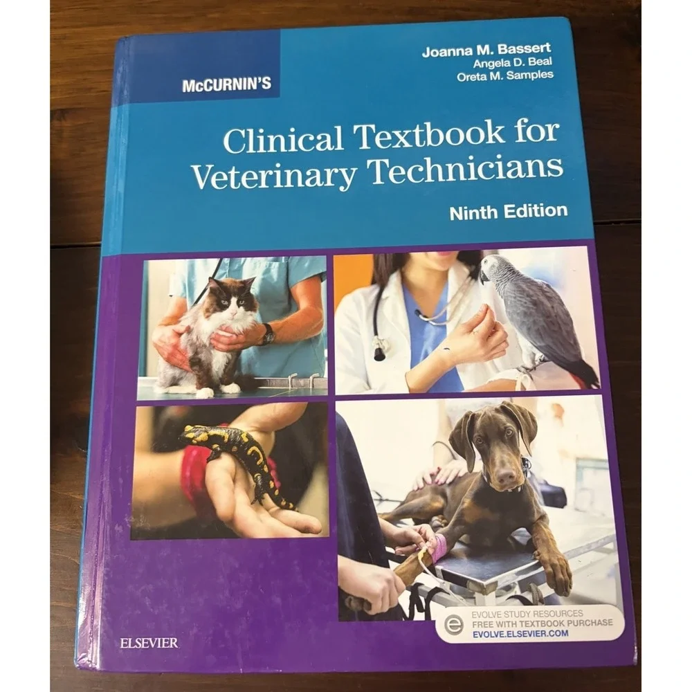 McCurnins Clinical Textbook Veterinary Technicians 9th Edition Bassett Hardcover